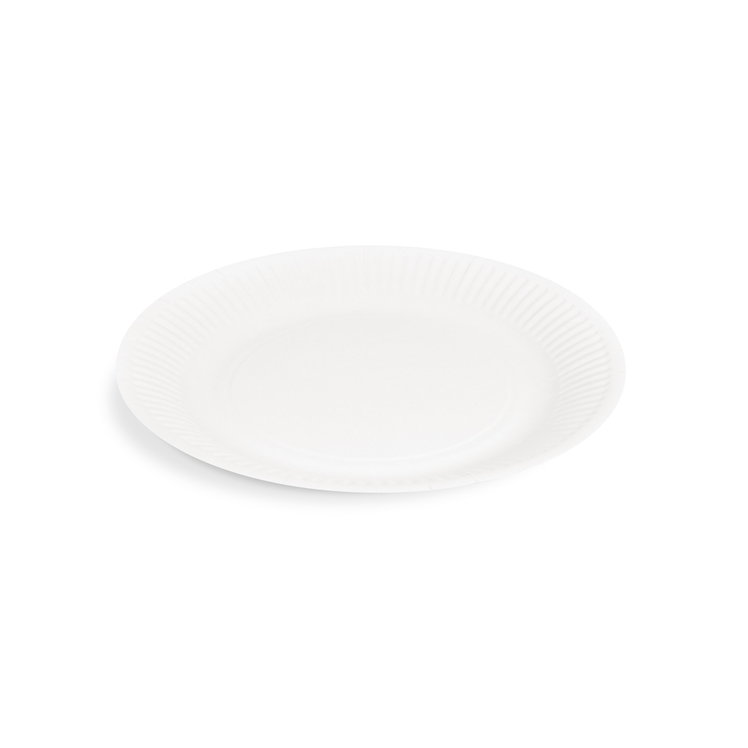 Pappteller weiß Ø18cm RECY Pappteller weiß Ø18cm RECY