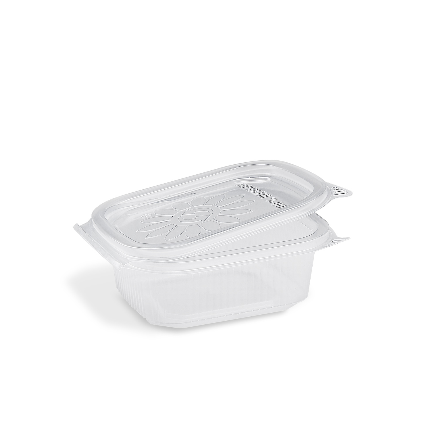 Feinkostbecher (PP) Ripboxx Tiny mit Deckel klar 250ml