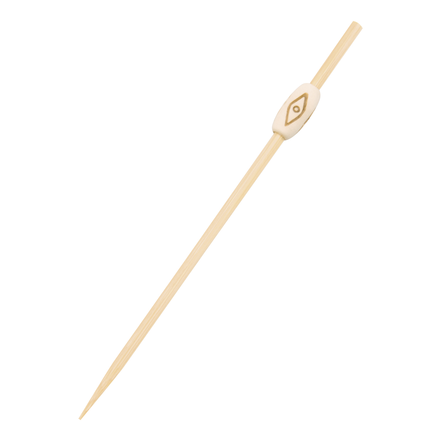 Fingerfood-Spieß aus Bambus FSC 100% natur, 12 cm, Packung mit 100 Stück
