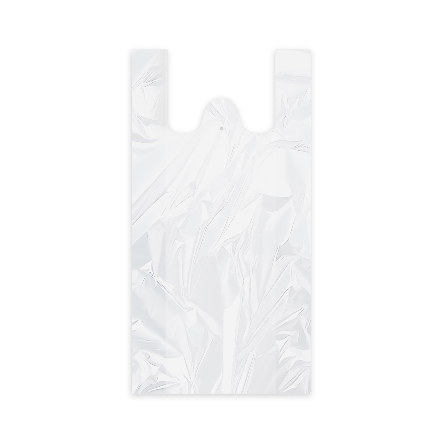 Hemdchen-Tragetasche (HDPE) weiß 24+11 x 44 cm `4kg` Hemdchen-Tragetasche (HDPE) weiß 24+11 x 44 cm `4kg`