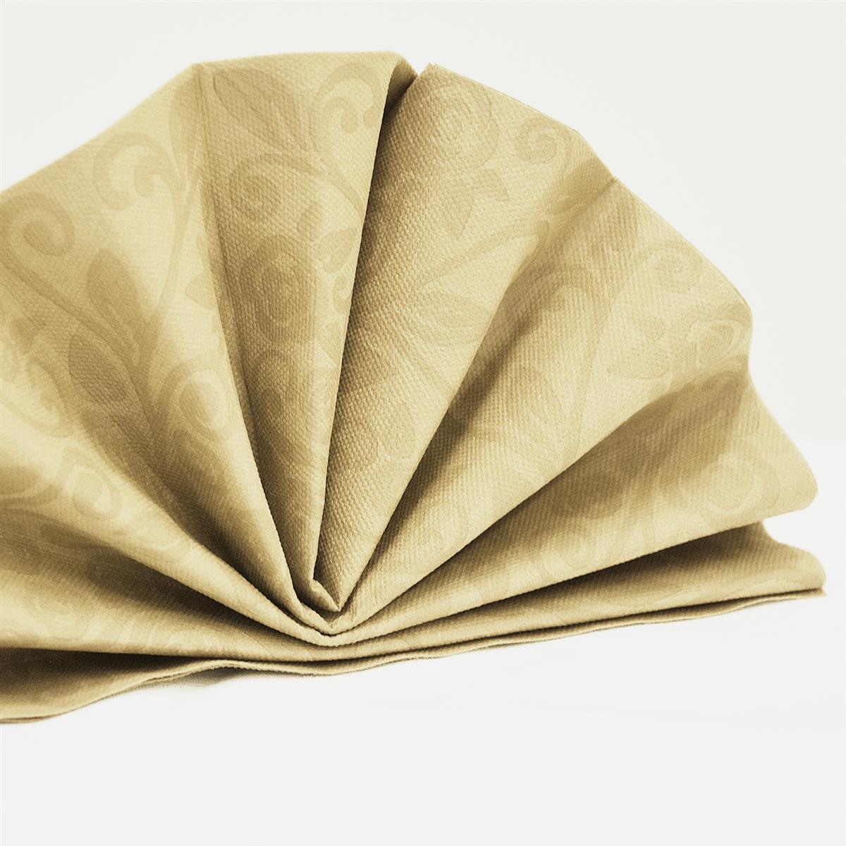 Serviette PREMIUM Dekor-R champagner 40 x 40 cm Serviette PREMIUM Dekor-R champagner 40 x 40 cm