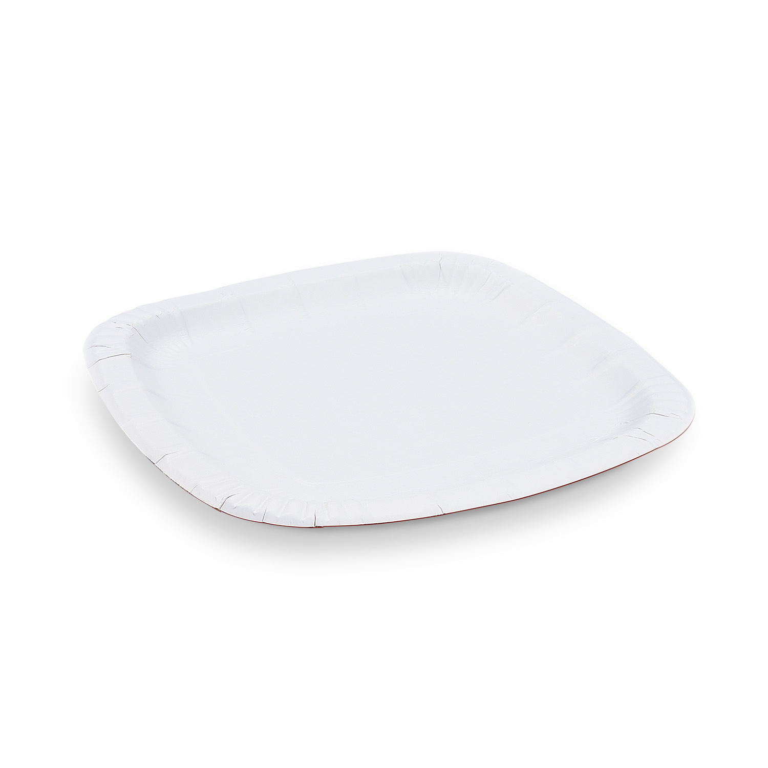 Pappteller quadratisch weiß 24 x 24 cm Pappteller quadratisch weiß 24 x 24 cm