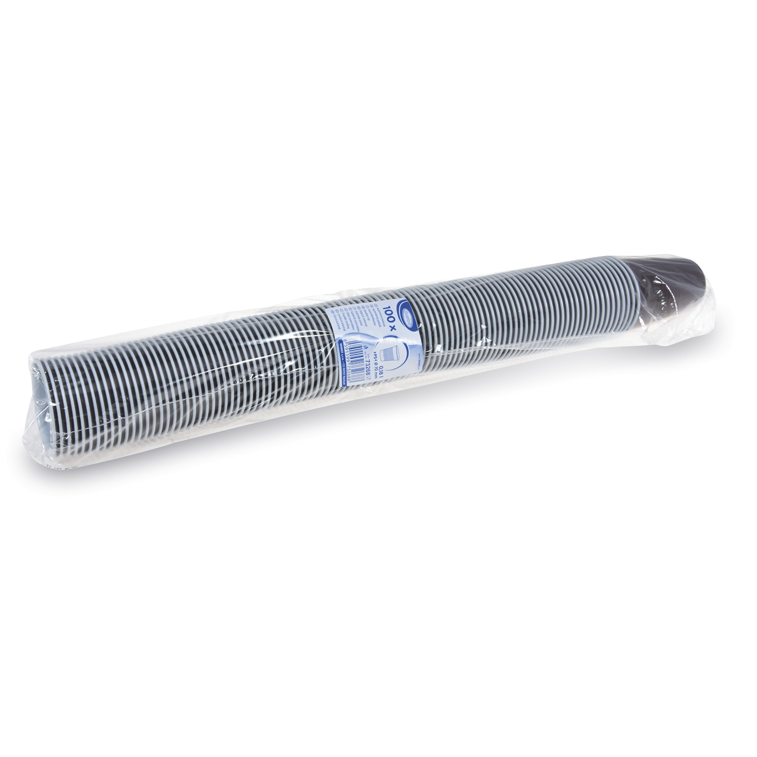 Automatenbecher PS braun/weiss Ø 70 mm 180 ml, Packung mit 100 Stück