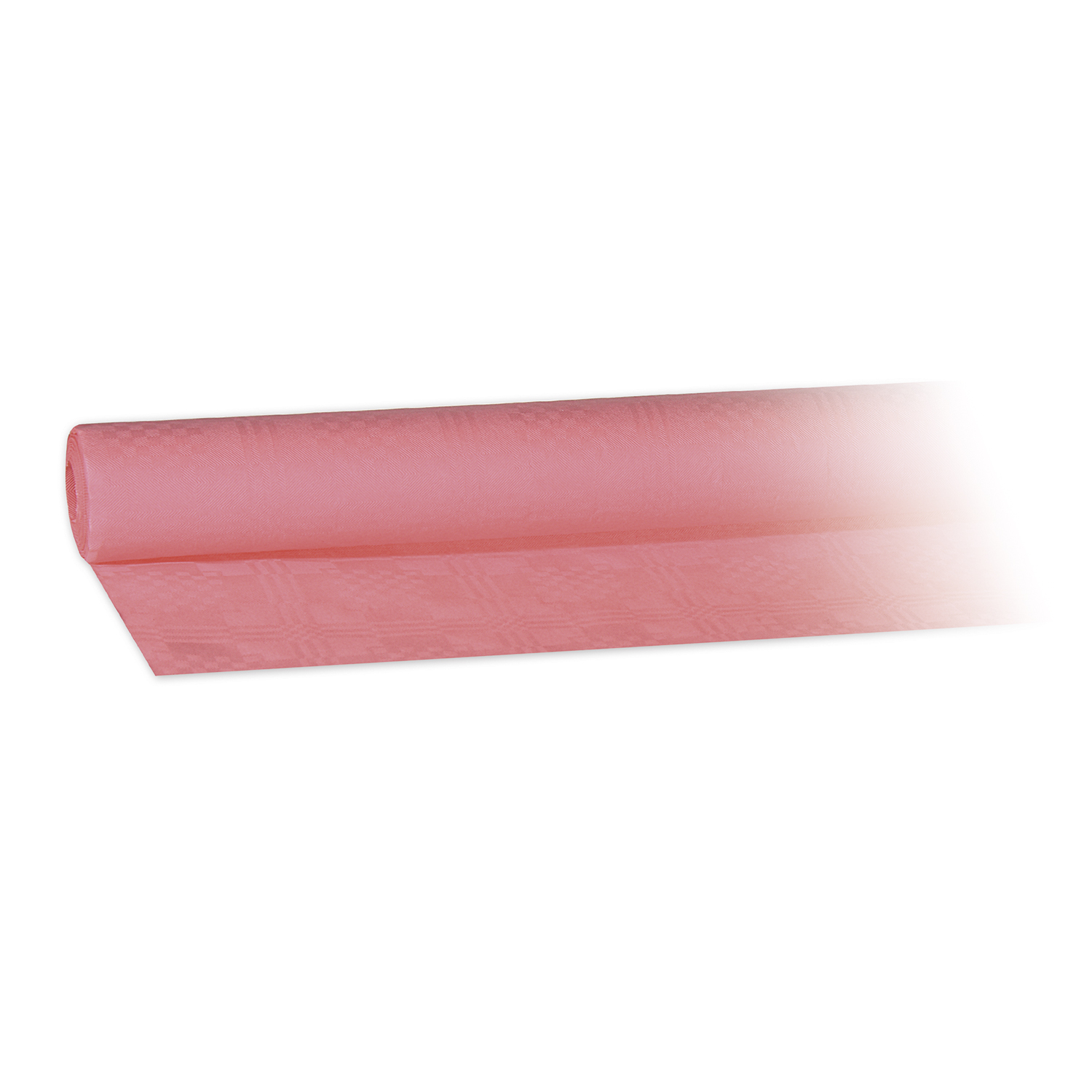 Damasttischtuch (PAP) gerollt rosa 1,2 x 8 m