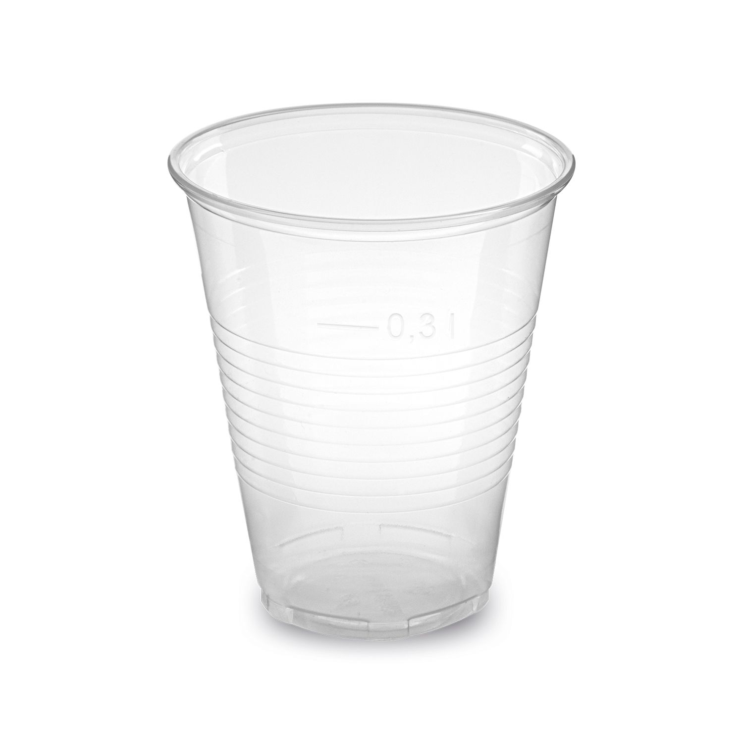 Trinkbecher aus PP klar Ø 95 mm 0,5 l, Karton mit 1600 Stück