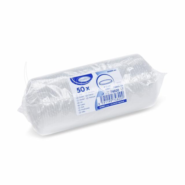 Deckel PP klar Ø 70 mm, Packung mit 50 Stück