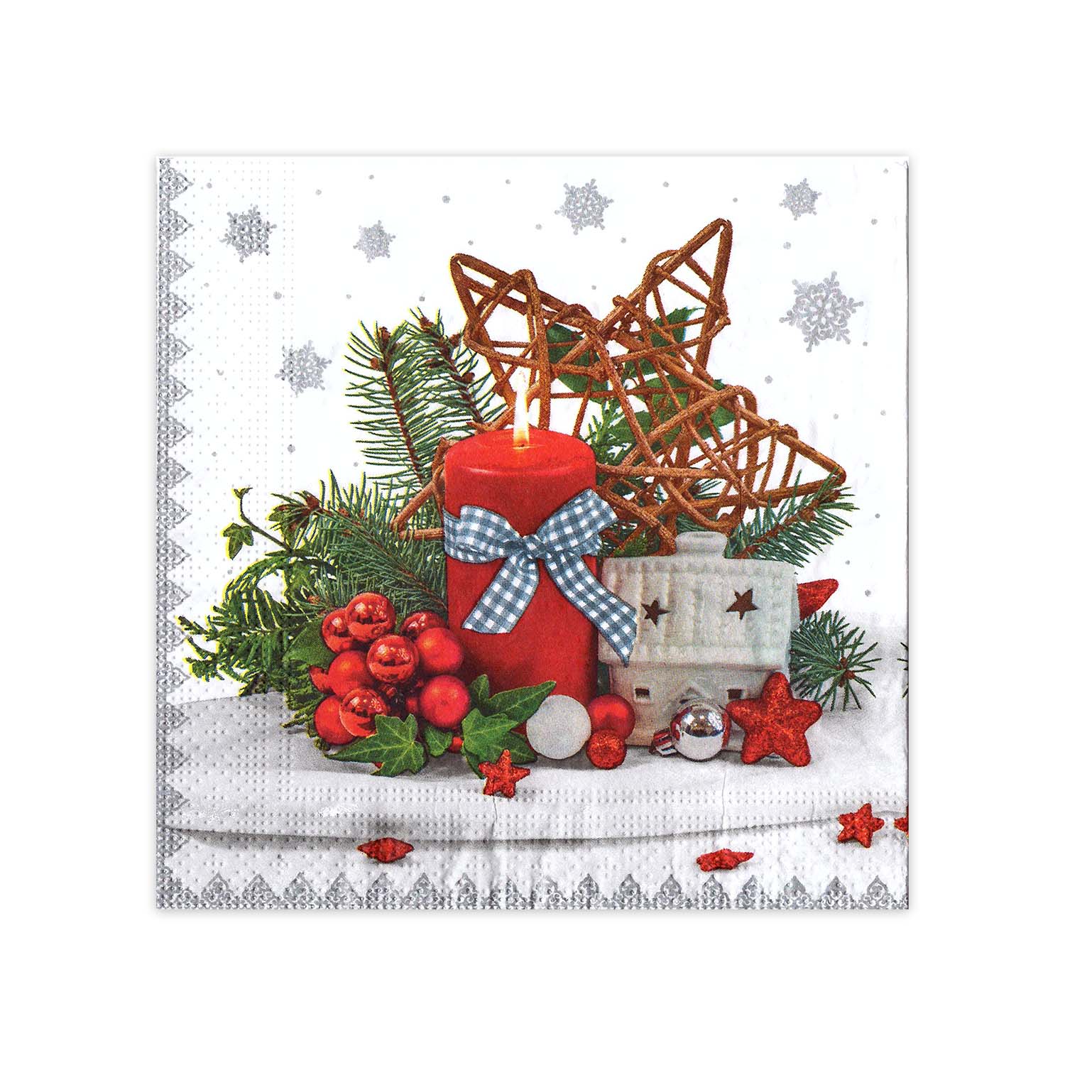 Serviette 3-lagig Weihnachten 33 x 33 cm