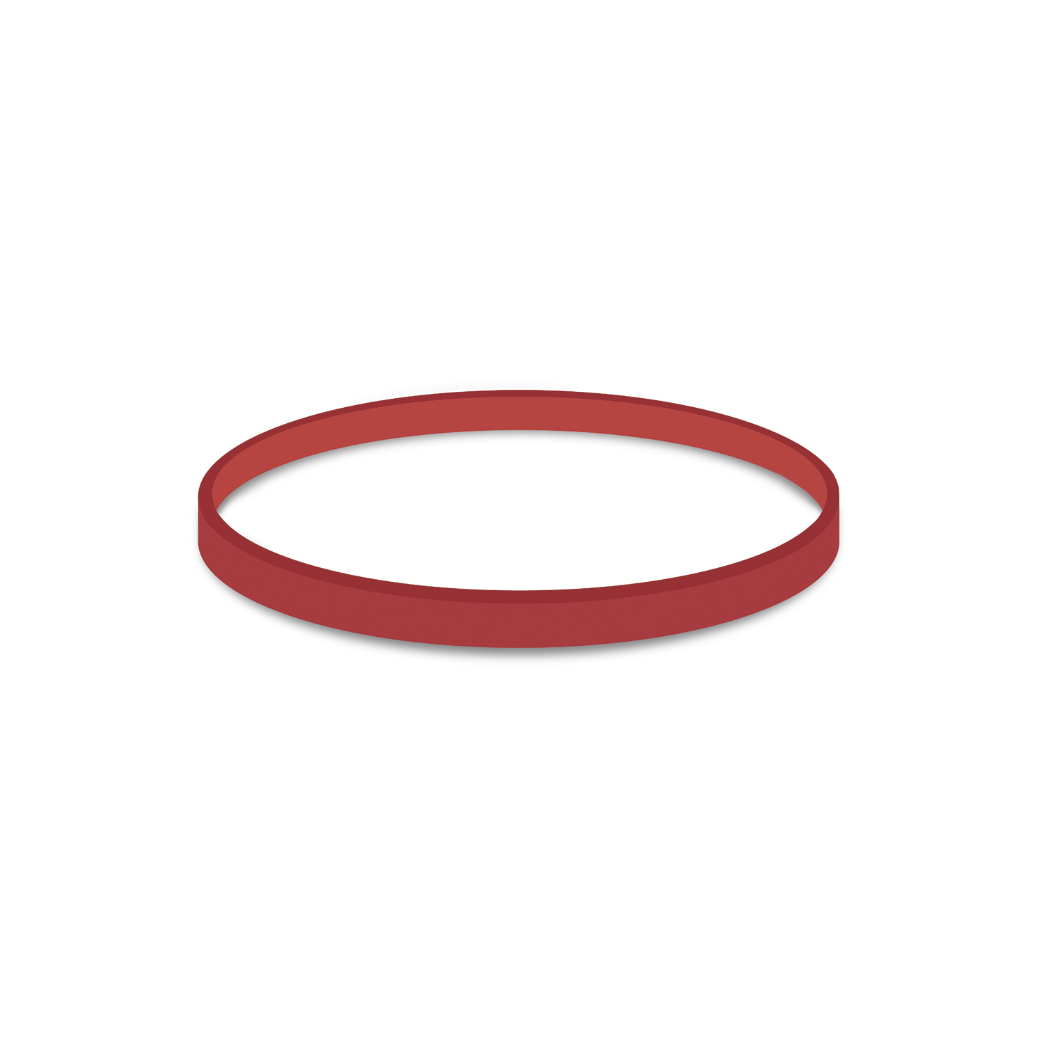 Gummiband rot 4mm Ø8cm