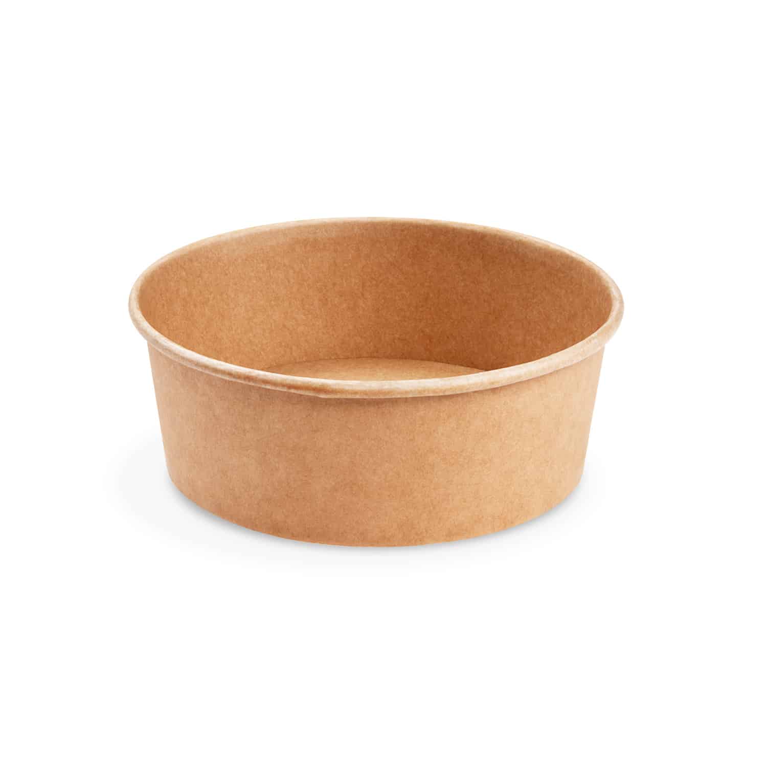 Salatschale PAP FSC Mix/PE kraft Ø 150 mm 500 ml, Packung mit 50 Stück