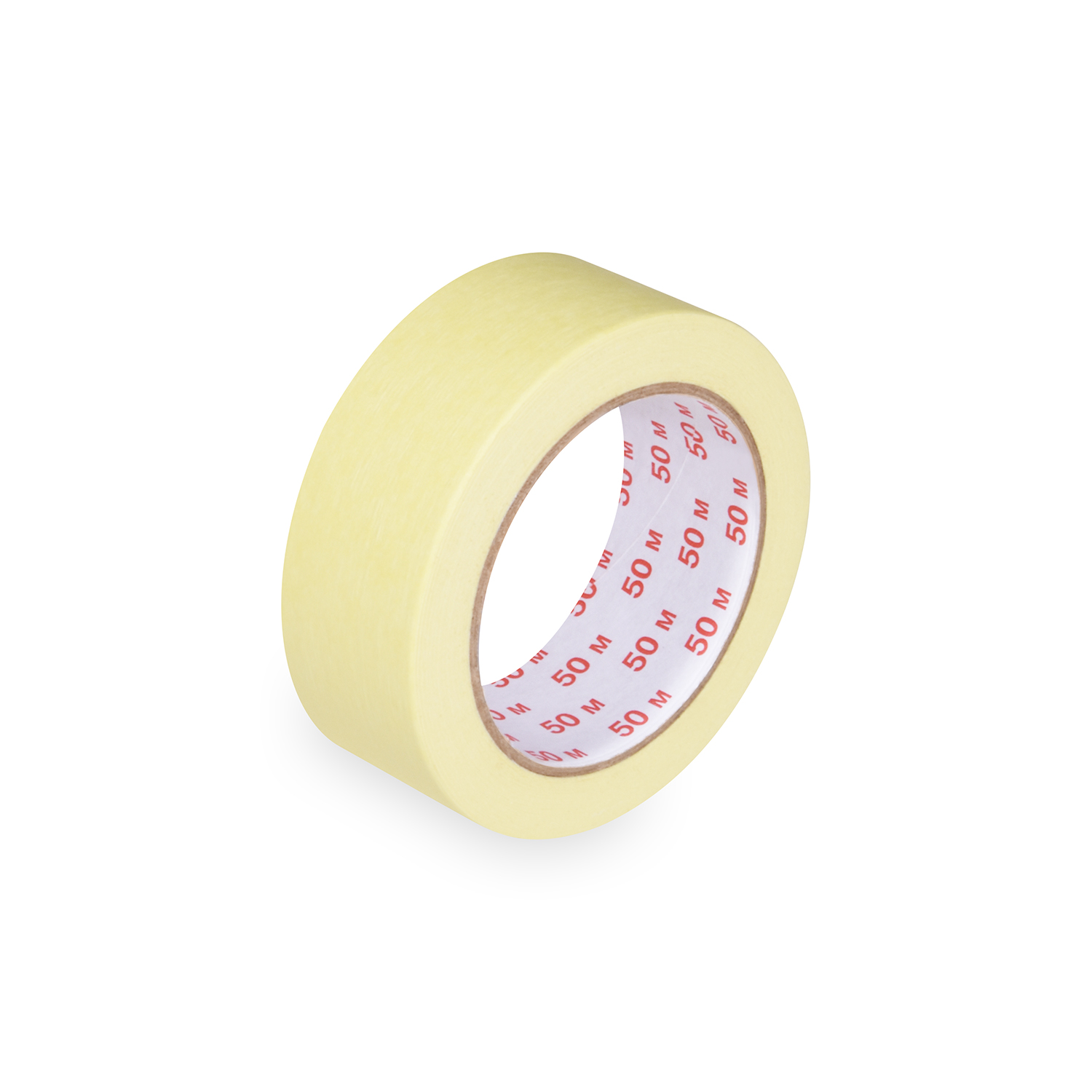 Krepp-Klebeband Papier/Hot-Melt gelb 38 mm x 50 m, Packung mit 1 Rolle