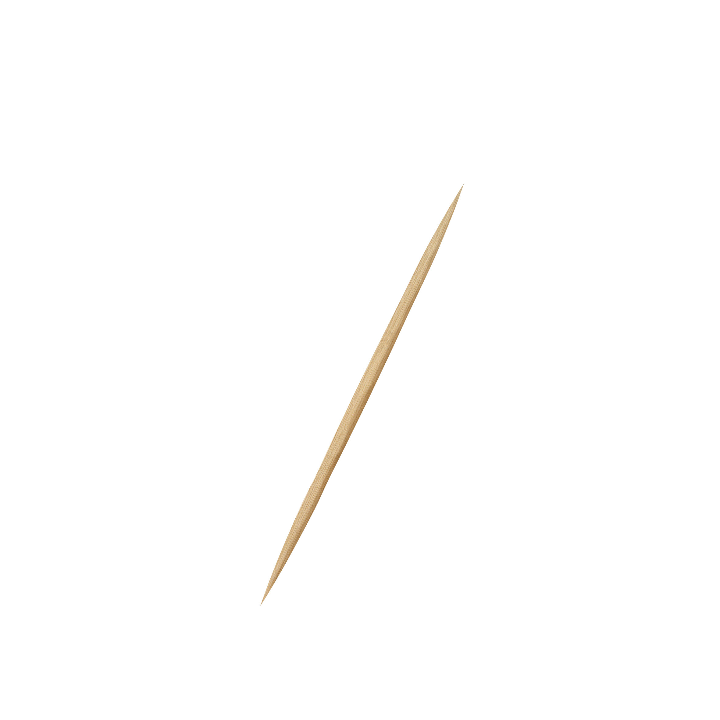Zahnstocher aus Holz FSC 100% Ø 2 x 65 mm im Behälter, Packung mit 190 Stück