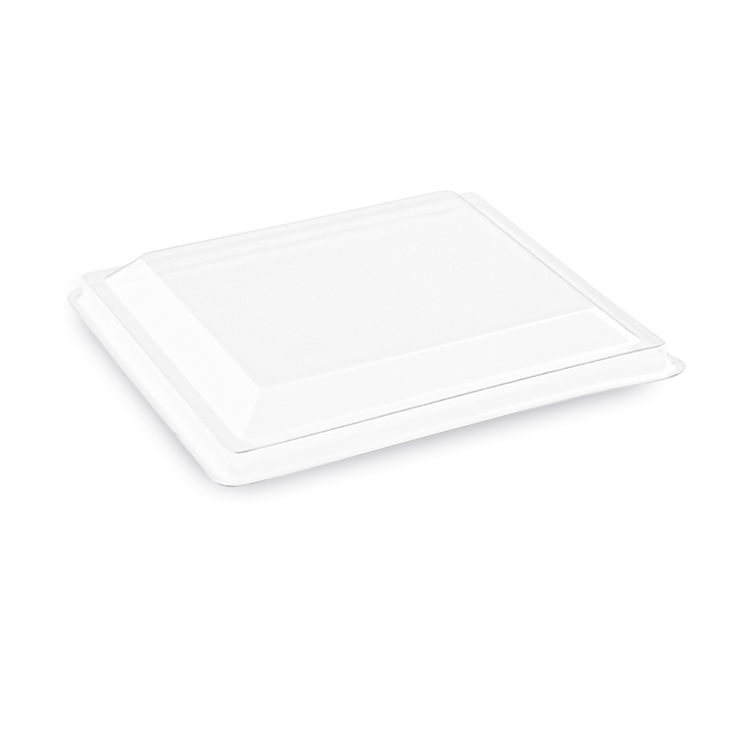 PET-Deckel für Fingerfood-Becher 72 x 72 mm klar, Packung mit 20 Stück