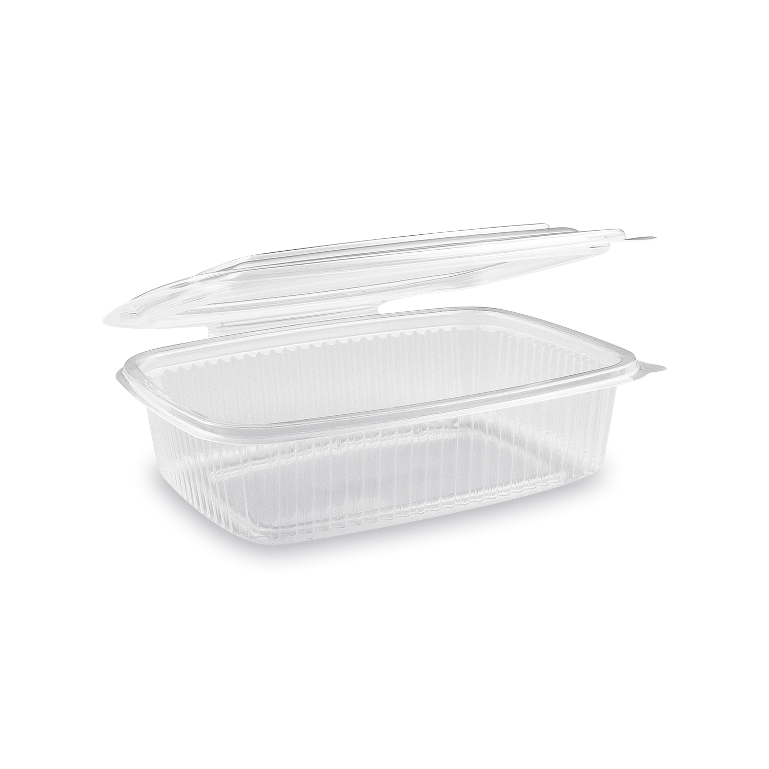 Feinkostbecher (PP) mit Deckel oval klar 750ml Feinkostbecher (PP) mit Deckel oval klar 750ml