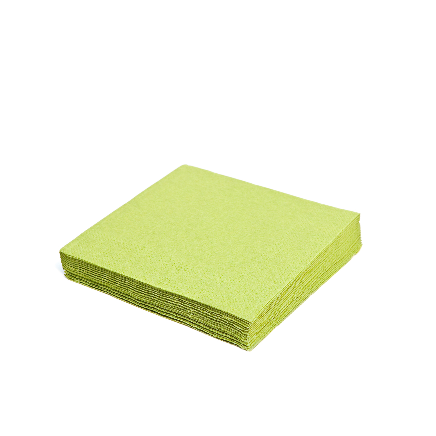 Serviette aus Papier FSC Mix 33 x 33 cm gelbgrün, Packung mit 20 Stück