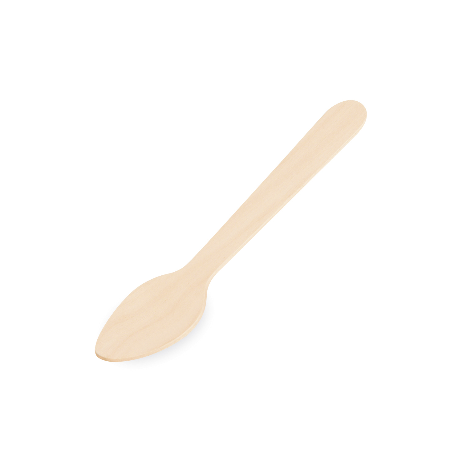 Kaffeelöffel aus Holz FSC 100% 11 cm natur, Packung mit 10 Stück