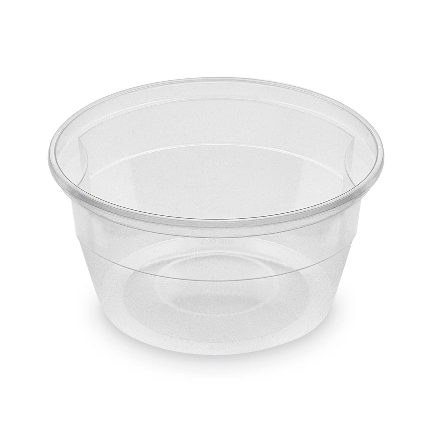 PP Schale klar Ø 127 mm 500 ml, Packung mit 50 Stück