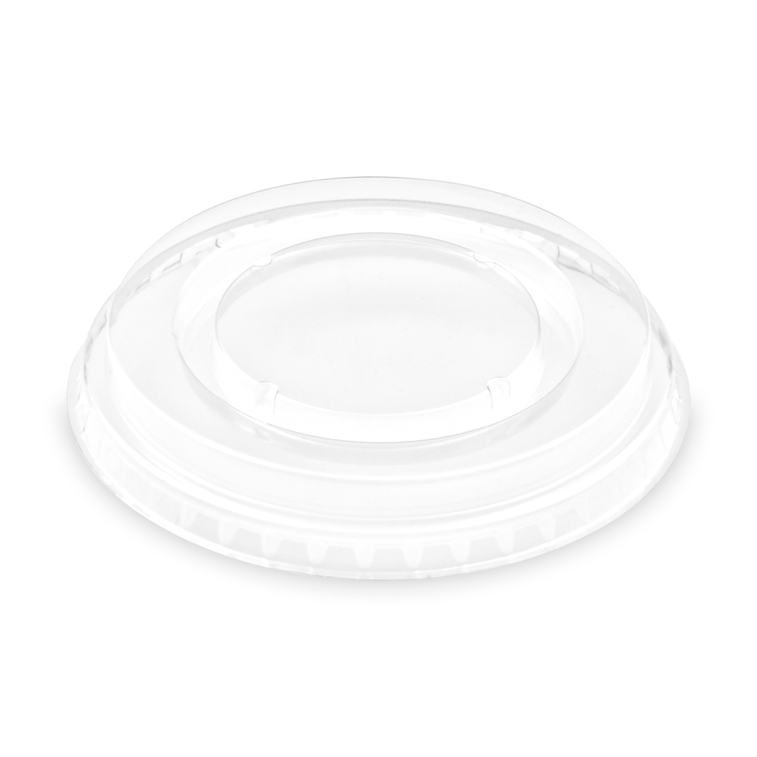 Deckel aus rPET, klar, Ø 95 mm, Packung mit 50 Stück