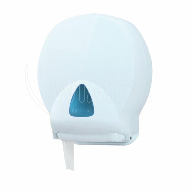 Toilettenpapier-Spender aus ABS weiss, Packung mit 1 Stück