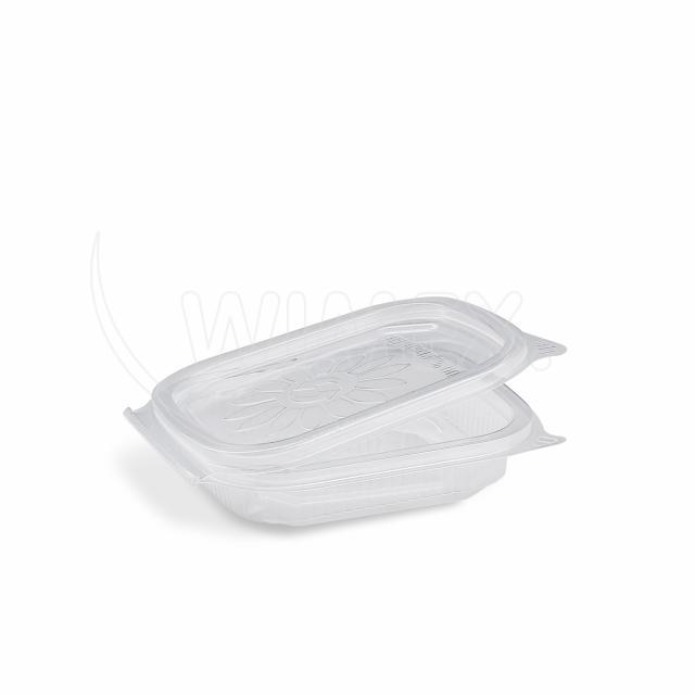 Feinkostbecher PP klar 125 ml, 108 x 127 x 27 mm, Packung mit 50 Stück