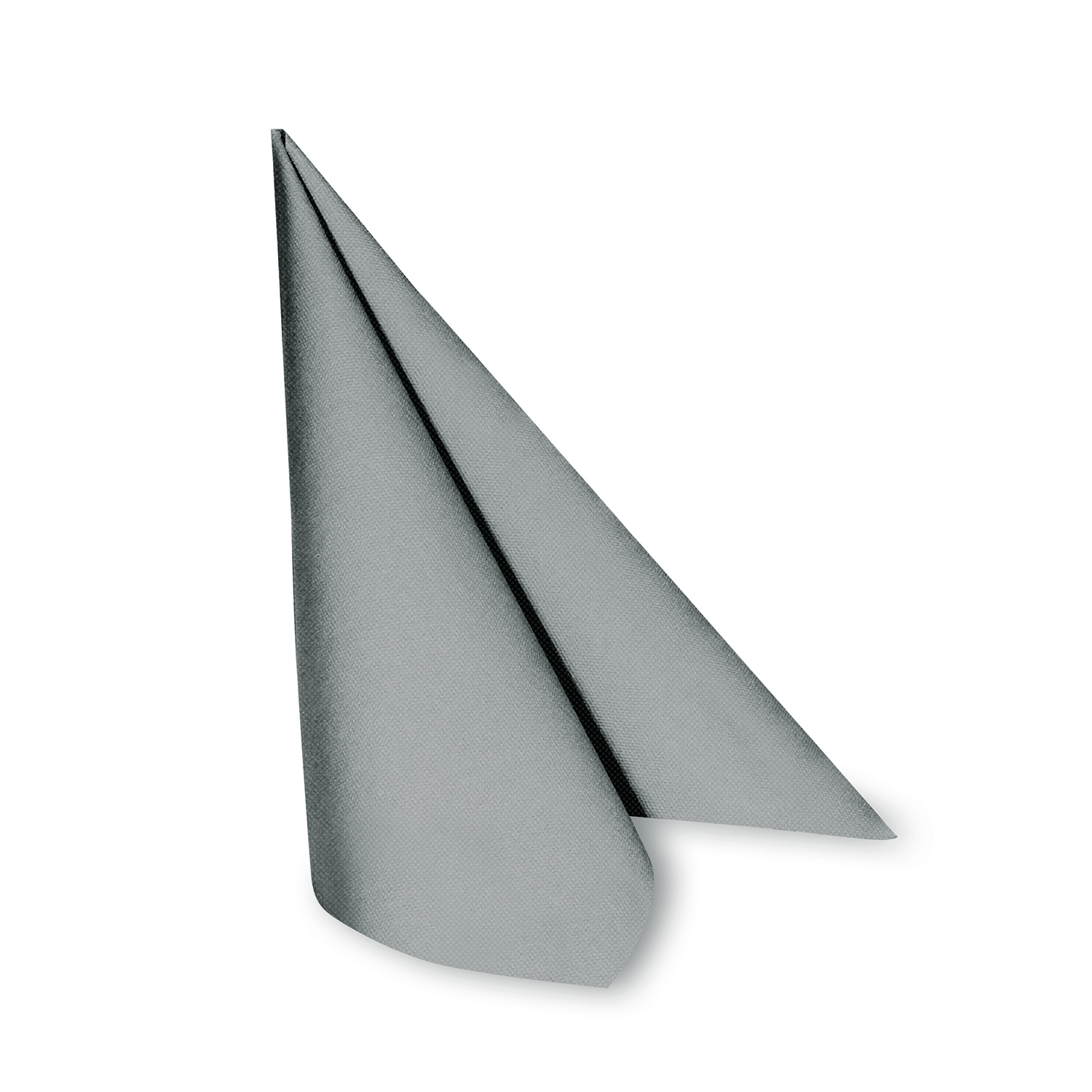 Serviette PAP Airlaid FSC Mix grau 40 x 40 cm, Packung mit 50 Stück