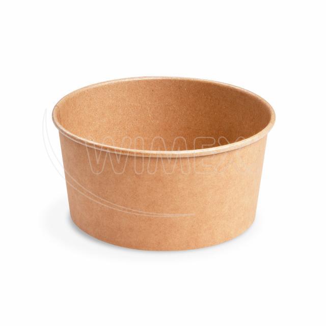 Salatschale PAP FSC Mix/PE kraft Ø 150 mm 750 ml, Packung mit 50 Stück