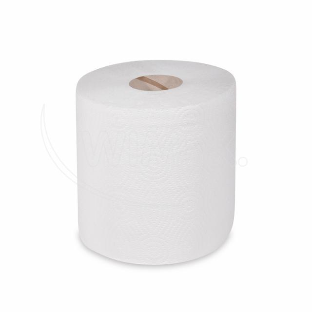 Putztuchrolle Papier FSC Mix weiss Ø 17 cm, 19 cm x 100 m, Packung mit 6 Stück