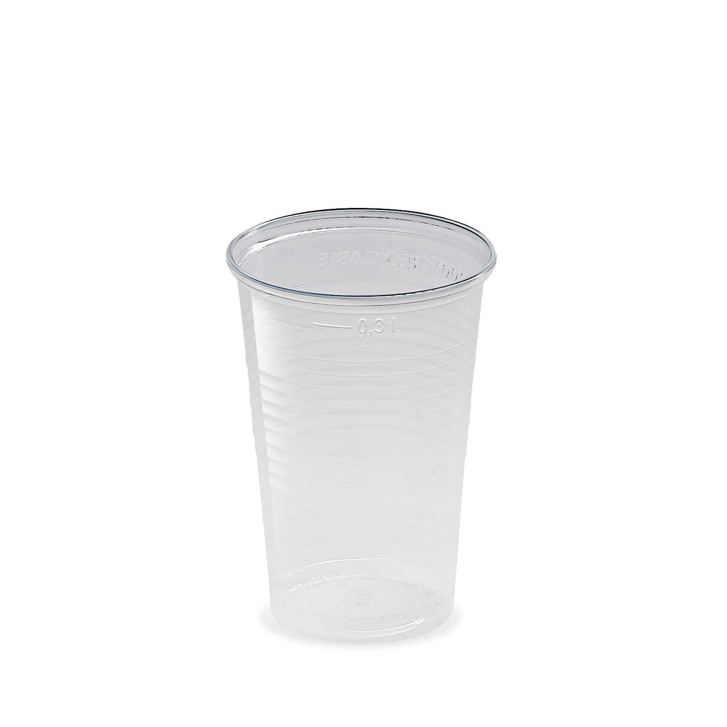 Trinkbecher (PP) klar Ø78mm 0,3L Trinkbecher (PP) klar Ø78mm 0,3L
