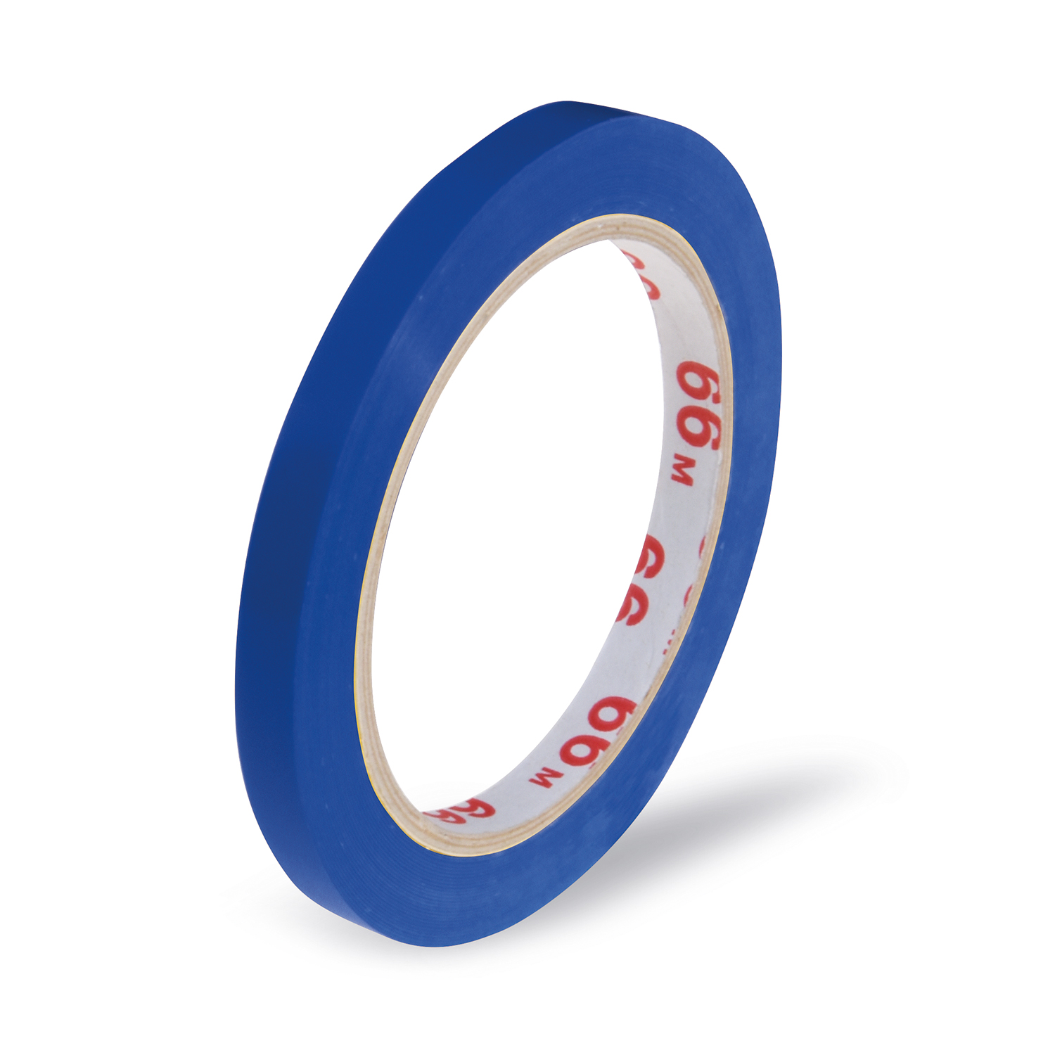 Klebeband PVC blau 9 mm x 66 m, 1 Rolle