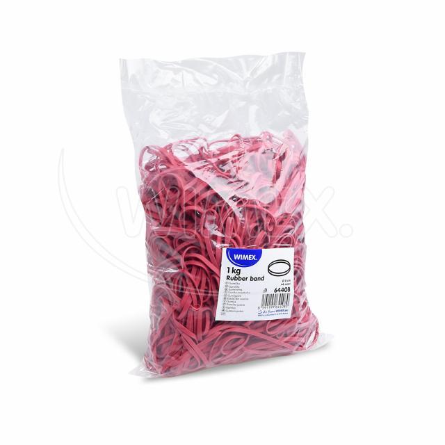 Gummiband rot 4 mm Ø 8 cm, Packung 1 kg