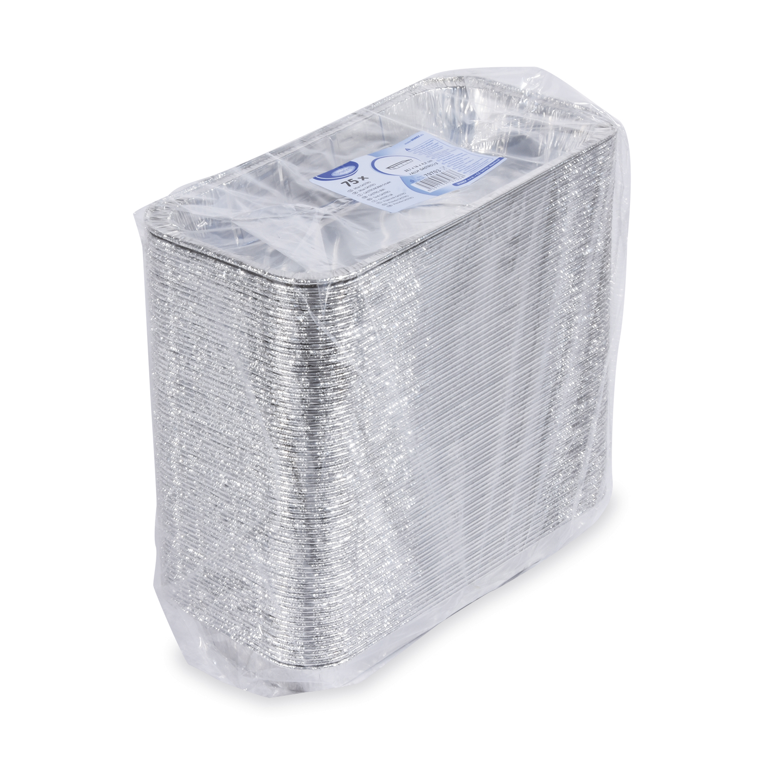ALU Schale eckig 319 x 171 x 43 mm 1510 ml GN 1/3, Packung mit 75 Stück