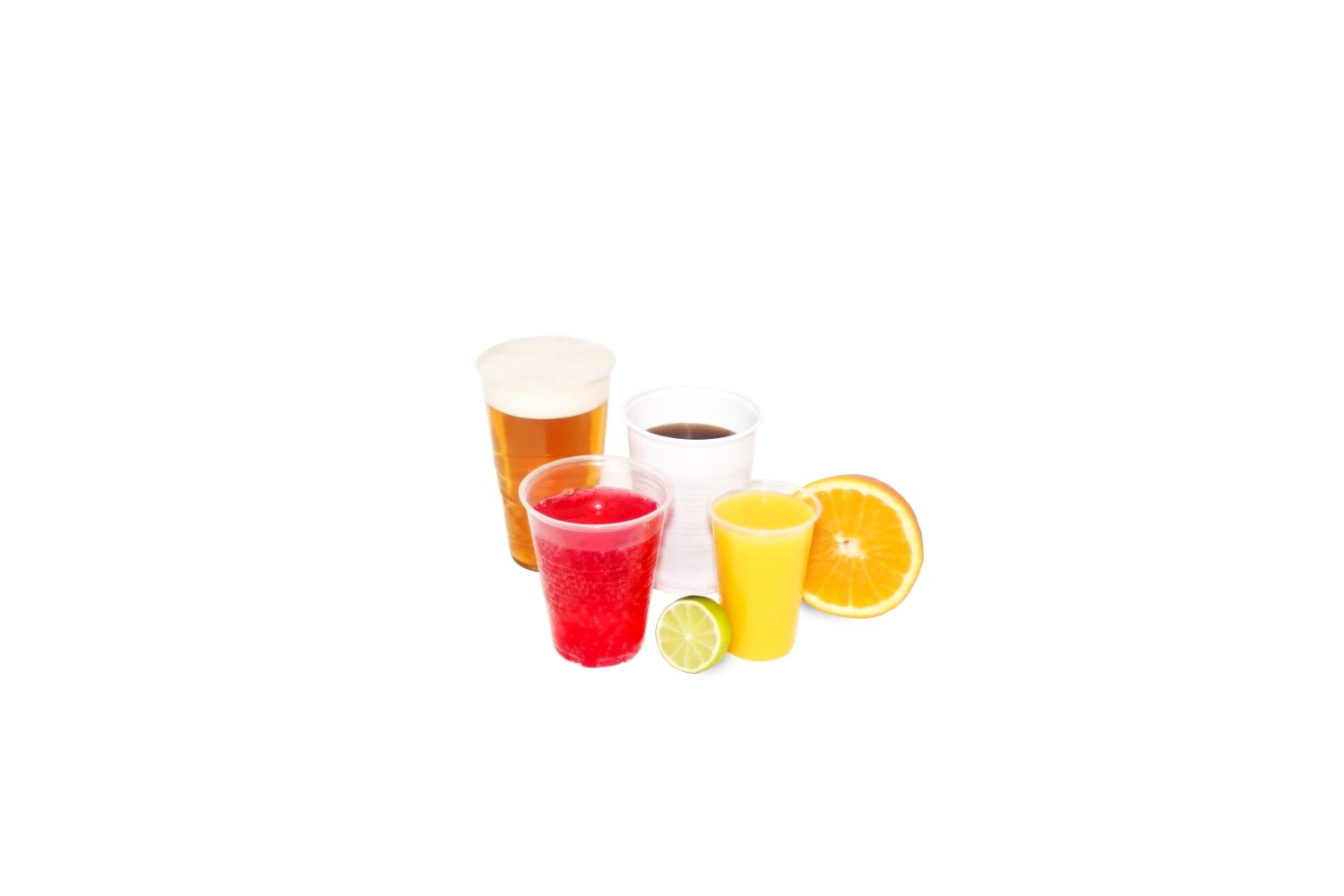 Trinkbecher PP weiss Ø 70 mm 150 ml, Packung mit 100 Stück