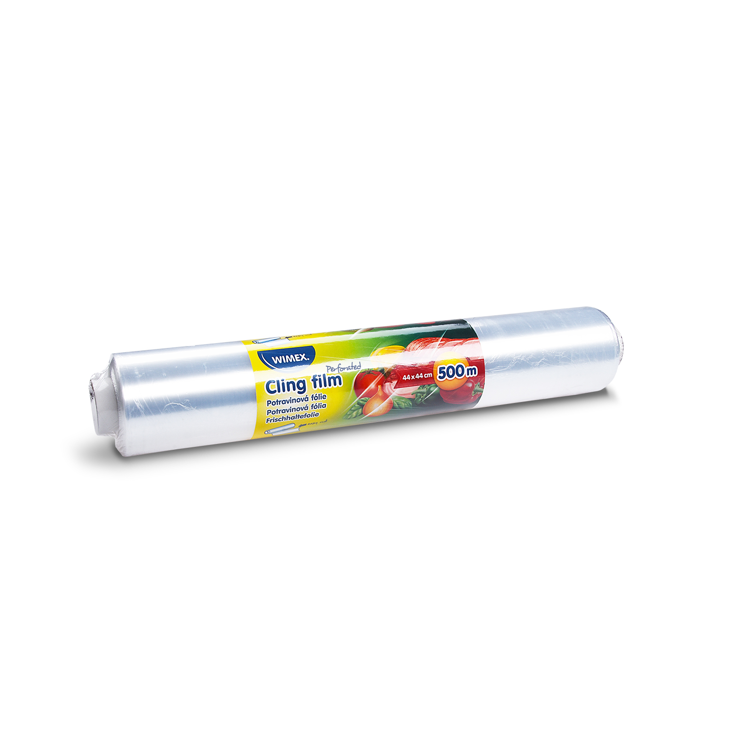 Frischhaltefolie (PE) perforiert 9µm 44x44cm x 500m einzeln verpackt Frischhaltefolie (PE) perforiert 9µm 44x44cm x 500m einzeln verpackt