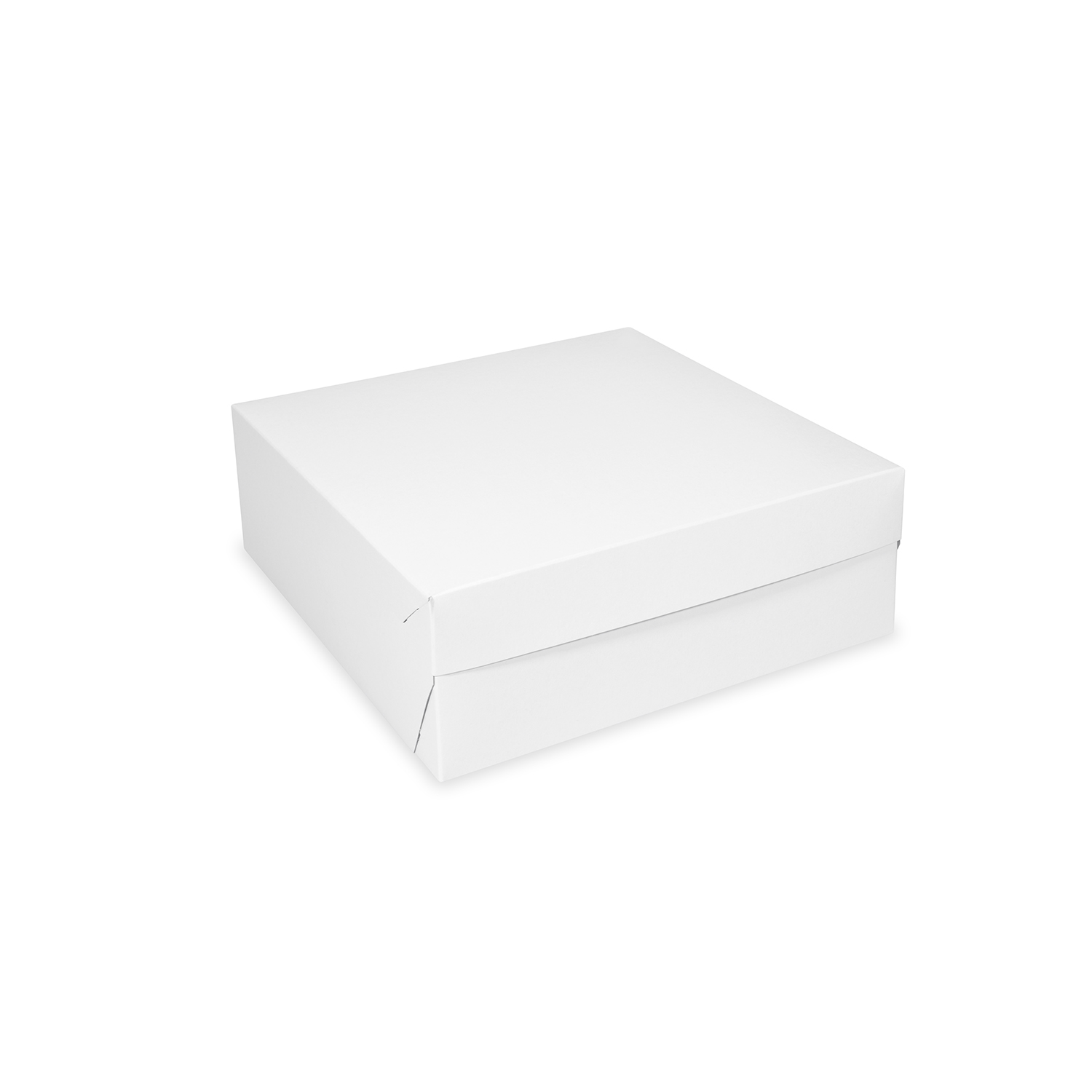Tortenkarton PAP-Recy weiss 20 x 20 x 10 cm, Packung mit 50 Stück