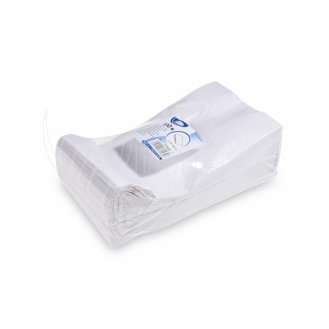 Papierbeutel PAP/PE 15+8 x 30 cm weiss Maxi, Packung mit 100 Stück