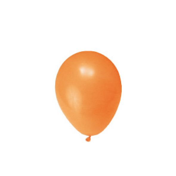 Luftballon aus Latex Ø 25 cm orange Packung à 10 Stück