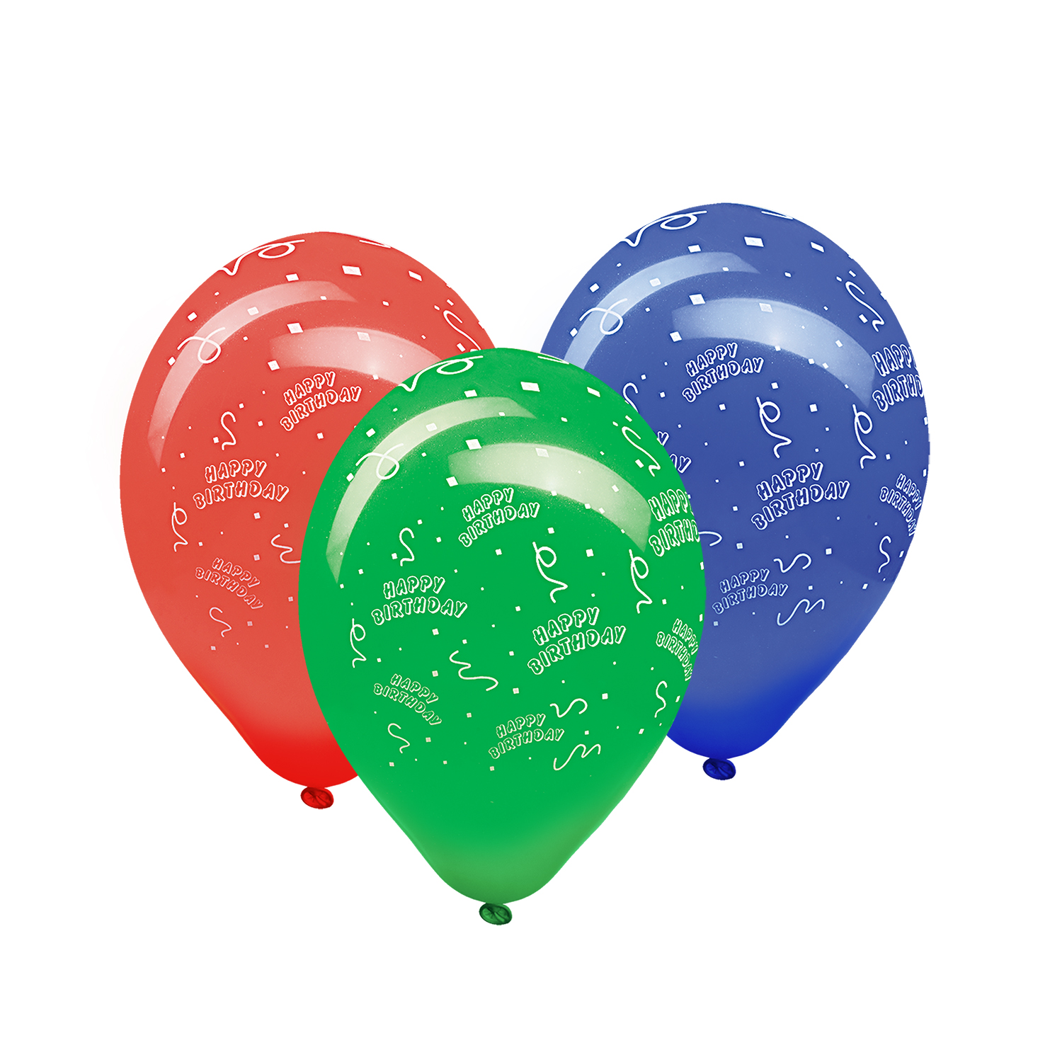 Luftballon "HAPPY BIRTHDAY" bunt gemischt Ø30cm `L` Luftballon "HAPPY BIRTHDAY" bunt gemischt Ø30cm `L`
