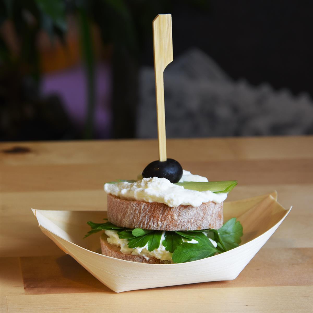 Fingerfood-Spieß aus Bambus FSC 100% 12 cm, Packung mit 250 Stück