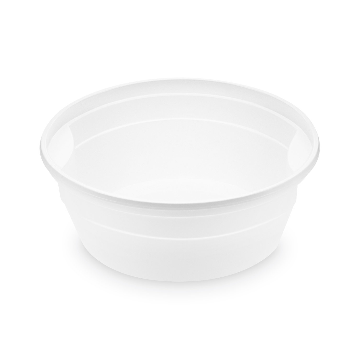 PP Schale weiss Ø 127 mm x 49 mm 350 ml, Packung mit 50 Stück