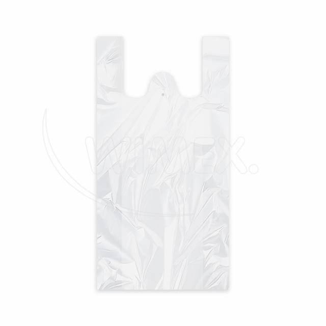 Hemdchen-Tragetasche HDPE weiss 24+11 x 44 cm bis 4 kg, Packung mit 100 Stück