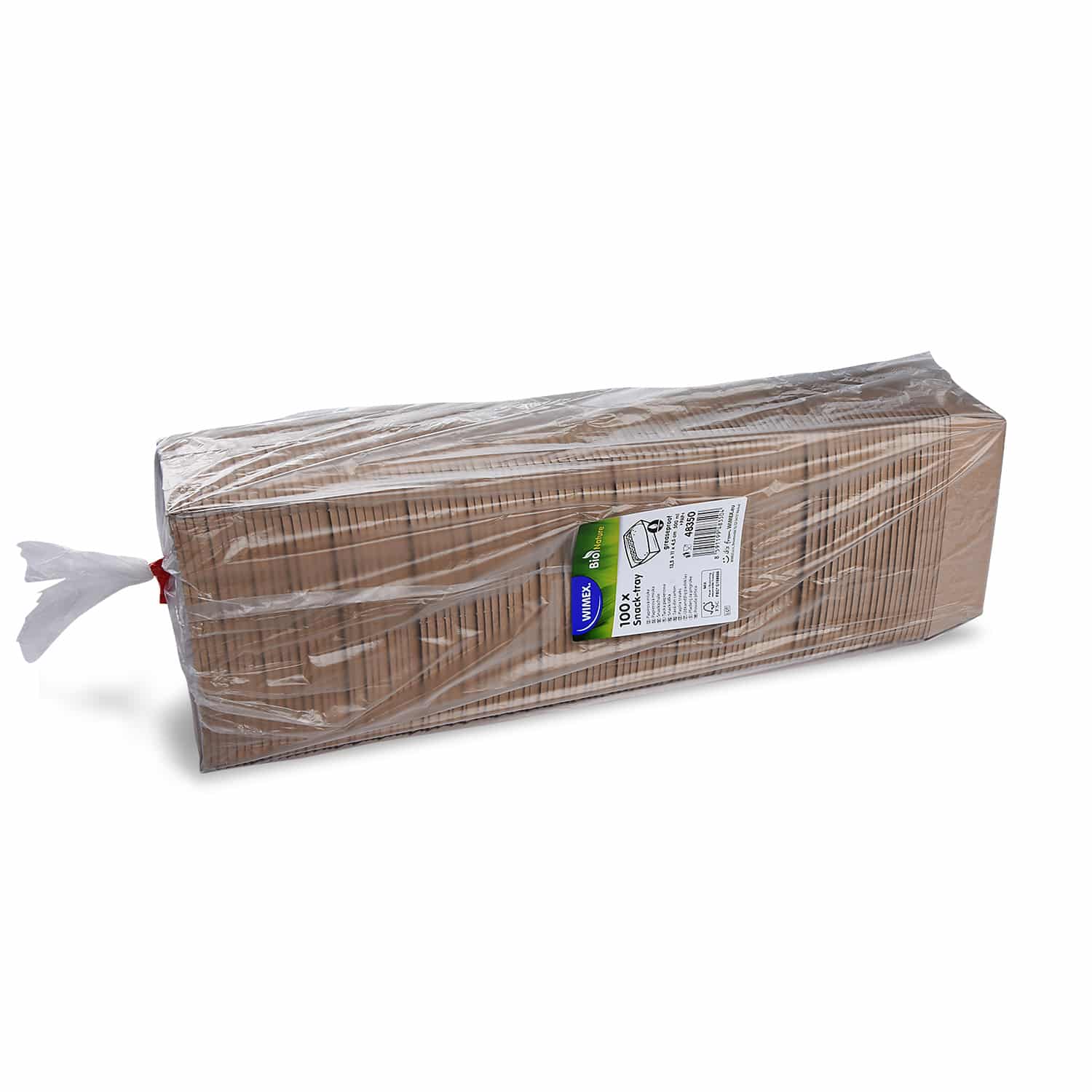 Snackschale PAP FSC Mix kraft 500 ml 135 x 110 x 45 mm, Packung mit 100 Stück