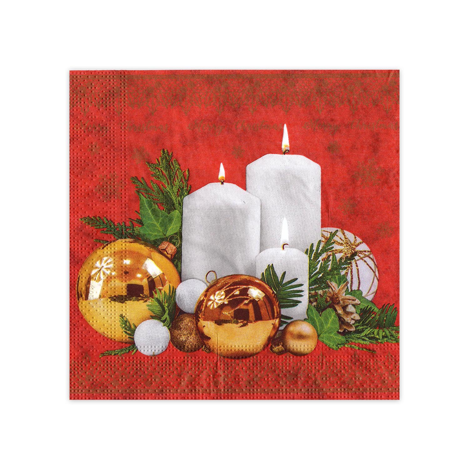 Serviette 3-lagig Weihnachten 33 x 33 cm