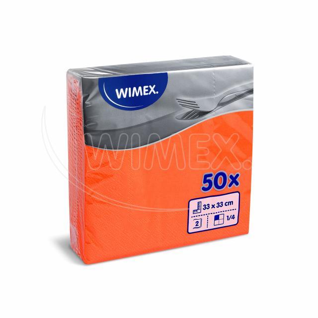 Serviette PAP FSC Mix orange 33 x 33 cm, Packung mit 50 Stück