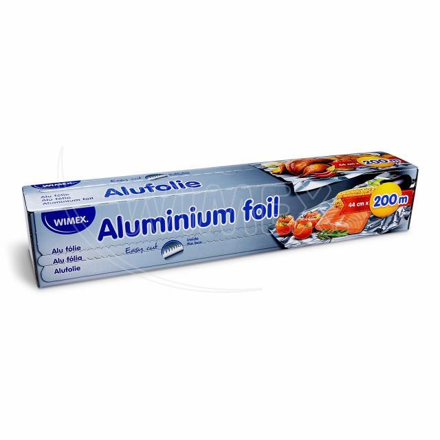 Alufolie 11 µm 44 cm x 200 m, 1 Rolle im Spenderkarton mit Säge
