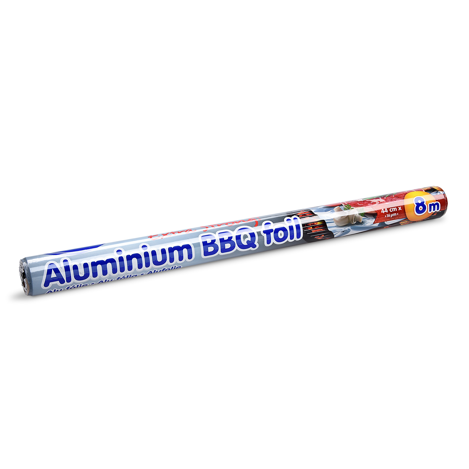 Alu-Grillfolie 16µm 44cm x 8m einzeln verpackt Alu-Grillfolie 16µm 44cm x 8m einzeln verpackt