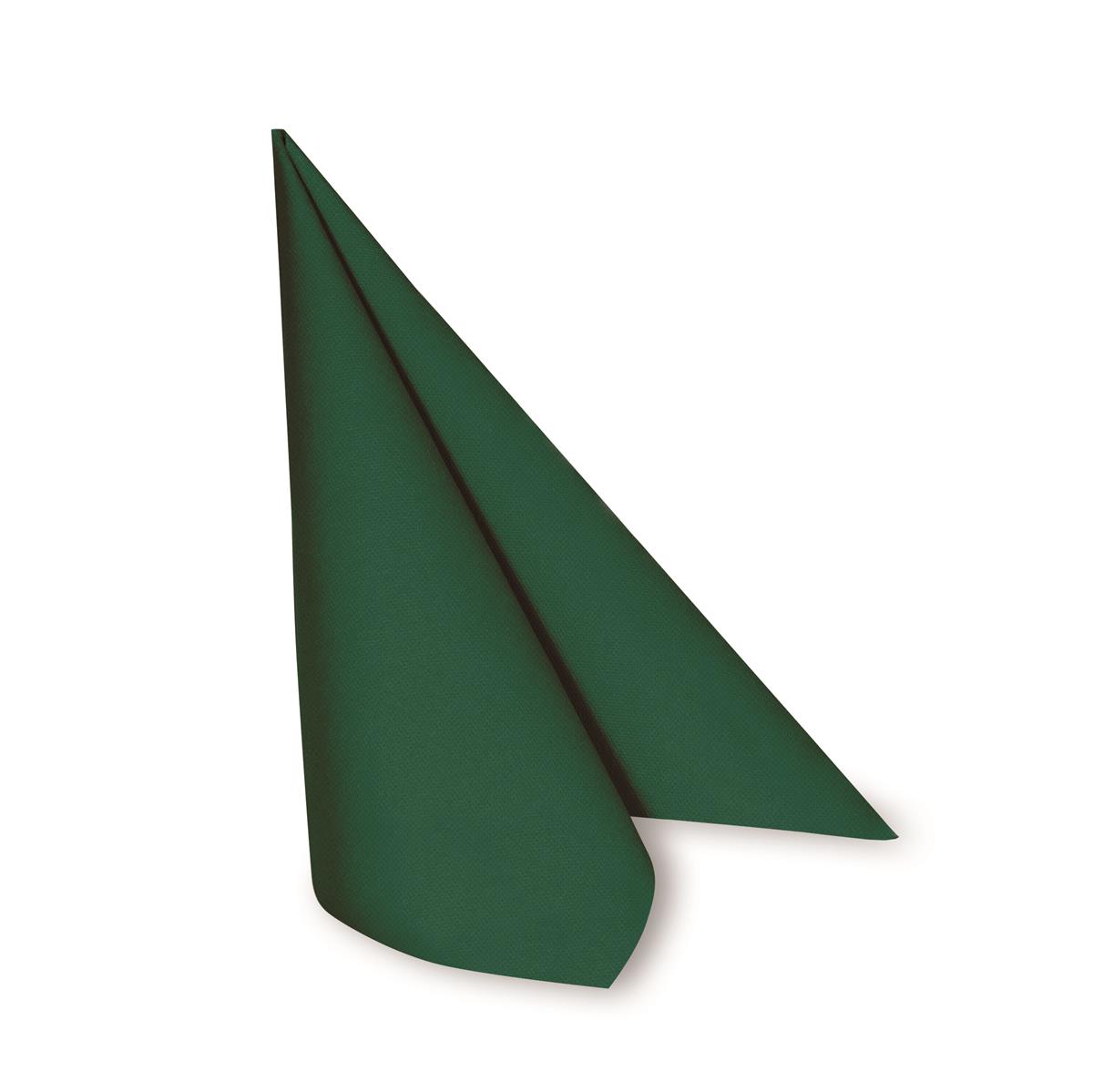 Serviette PREMIUM dunkelgrün 40 x 40 cm