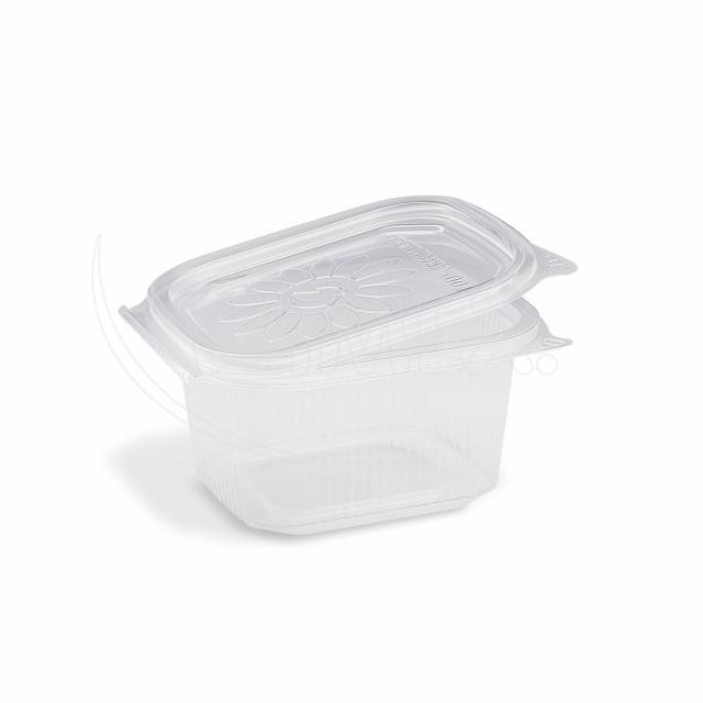 Feinkostbecher PP klar 375 ml 108 x 127 x 63 mm, Packung mit 50 Stück