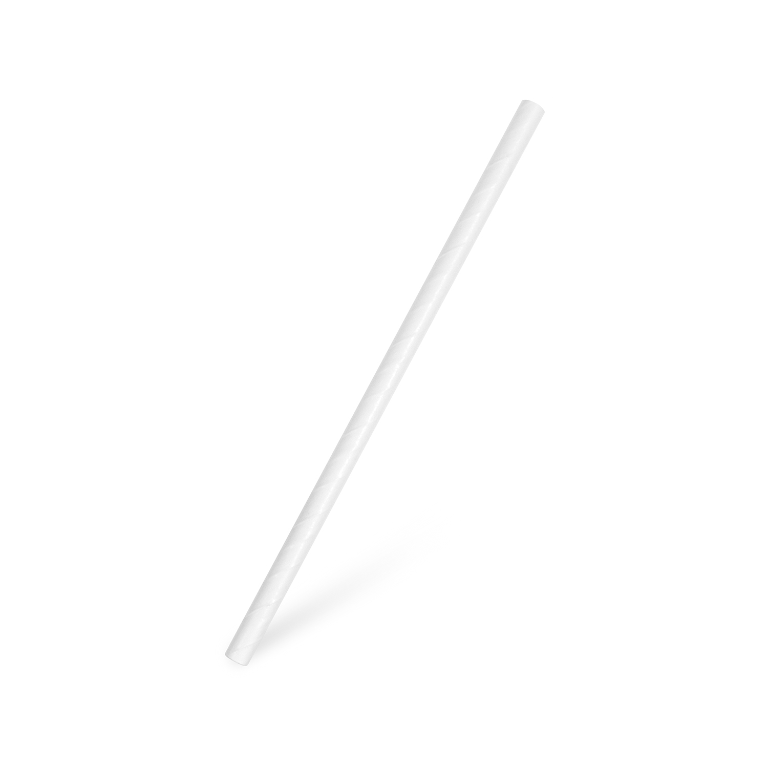 Papiertrinkhalm FSC Mix weiss JUMBO Ø 8 mm x 20 cm, Packung mit 100 Stück