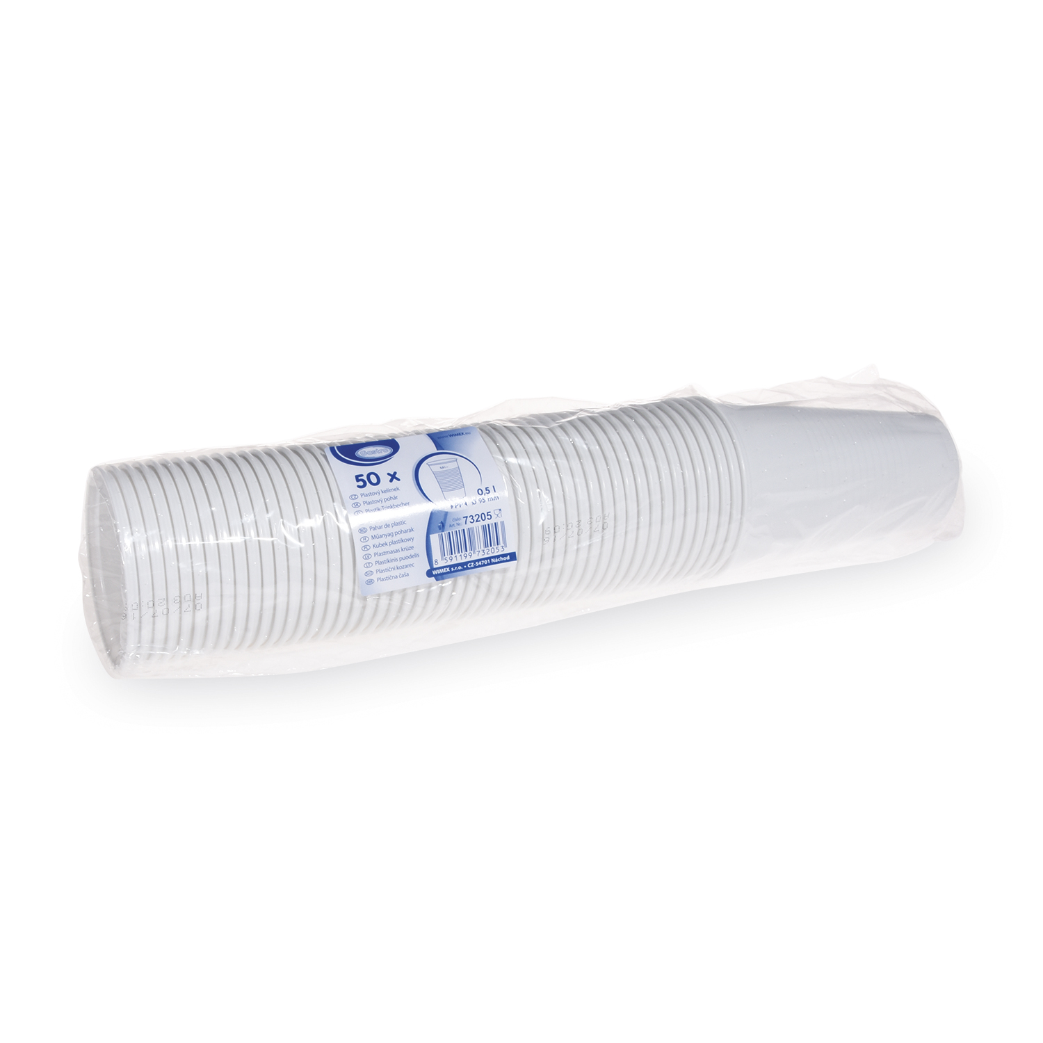 Trinkbecher PP weiss Ø 95 mm 0,5 l, Packung à 50 Stück