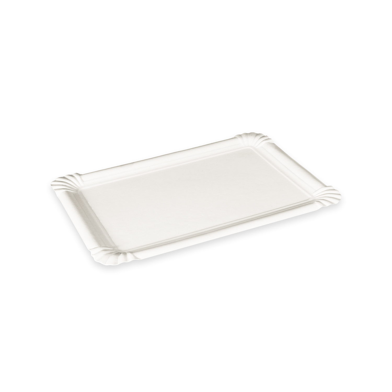 Pappteller weiß 13 x 20 cm Pappteller weiß 13 x 20 cm