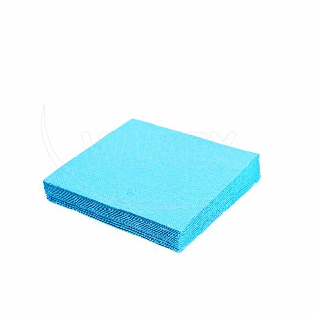 Serviette PAP FSC Mix 33 x 33 cm hellblau, Packung mit 20 Stück